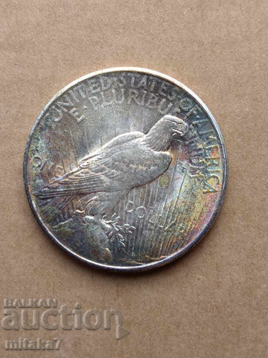 Auction 1925 Peace Dollar, Silver, USA Auction 1925 Peace Dollar, Silver, USA
