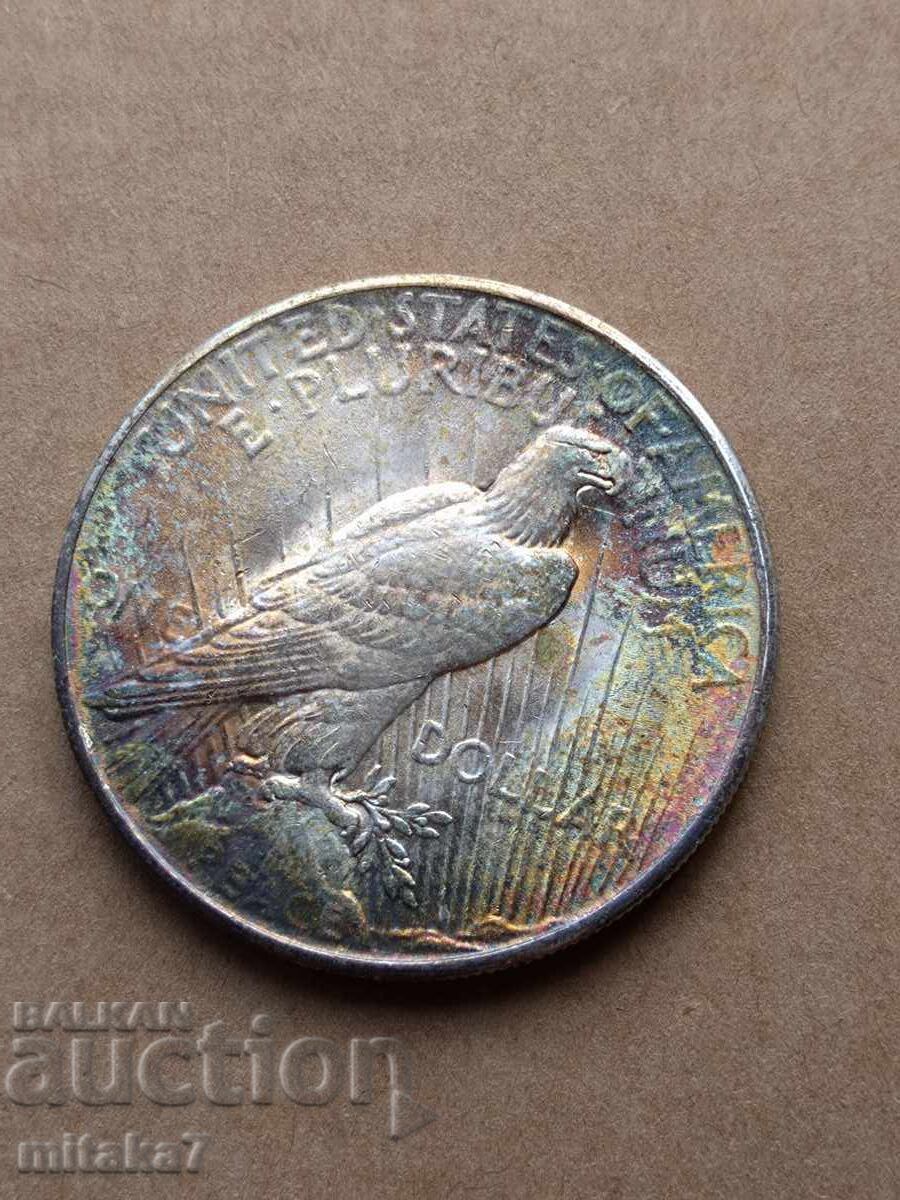 Delivery of 1925 Peace Dollar, Silver, USA Delivery of 1925 Peace Dollar, Silver, USA