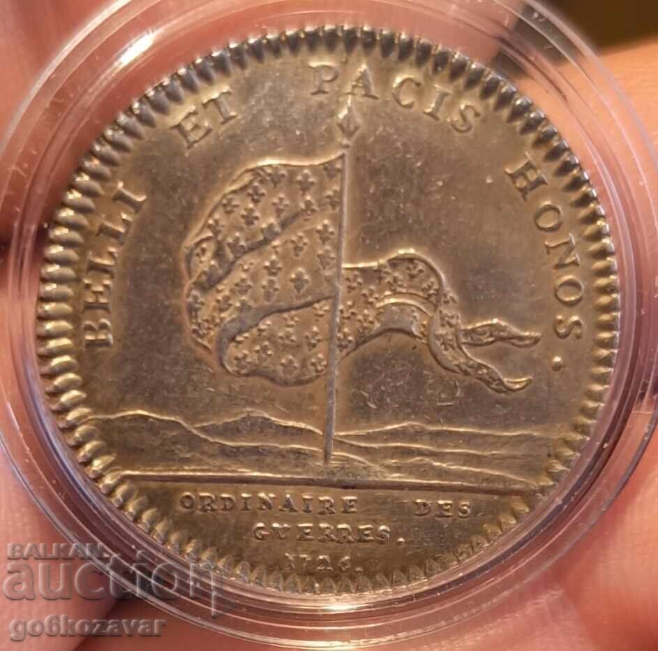 France Louis XV token 1726 Silver! Top coin! Rare! with price 200.00 BGN | € 102.26 France Louis XV token 1726 Silver! Top coin! Rare! with price 200.00 BGN | € 102.26