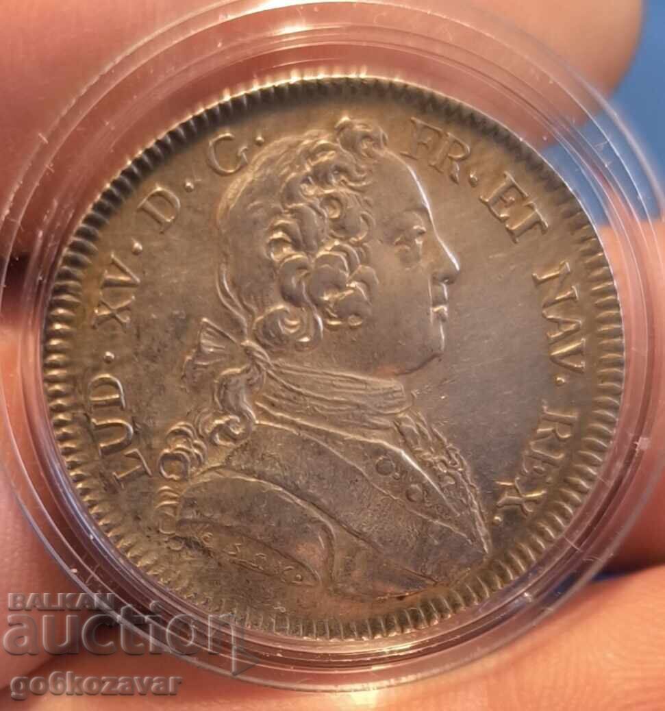 Auction France Louis XV token 1726 Silver! Top coin! Rare! Auction France Louis XV token 1726 Silver! Top coin! Rare!