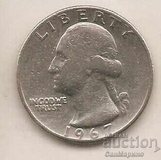 1І4 долар САЩ 1967 г.* с цена 1.50 лв. | € 0.77 1І4 долар САЩ 1967 г.* с цена 1.50 лв. | € 0.77