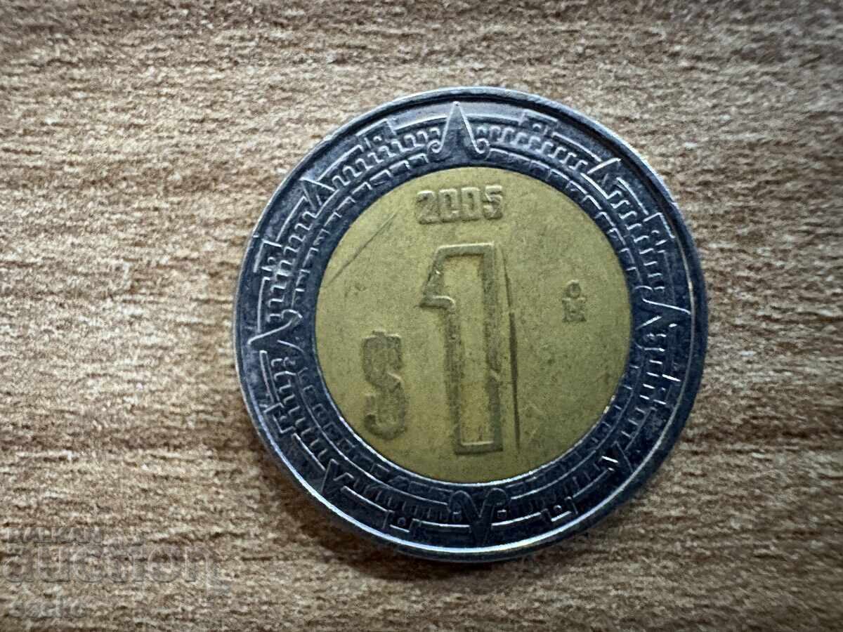 Μεξικό - 1 πέσο (2005)