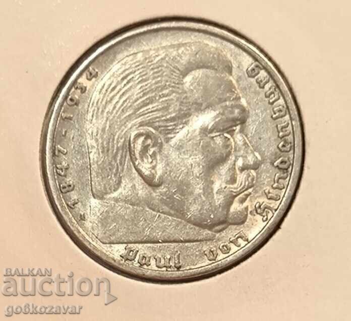 Germania Al Treilea Reich 5 timbre 1936 Argint! cu preț € 42.00 | 82.14 BGN