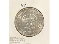 Германия трети райх 5 марки 1936г Сребро !