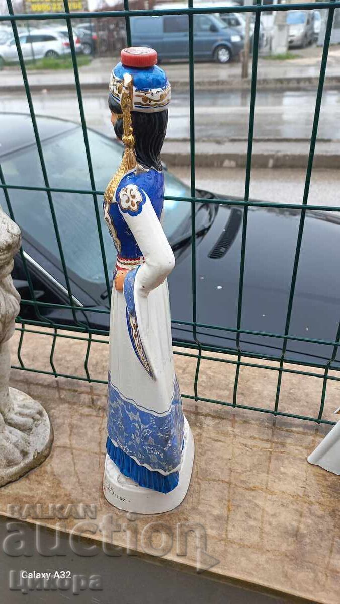 ГОЛЯМА СТАРА ПОРЦЕЛАНОВА БУТИЛКА ФИГУРА СТАТУЕТКА METAXA с цена 350.00 лв. | € 178.95