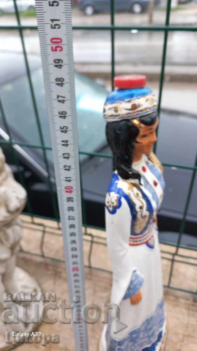 Доставка на ГОЛЯМА СТАРА ПОРЦЕЛАНОВА БУТИЛКА ФИГУРА СТАТУЕТКА METAXA