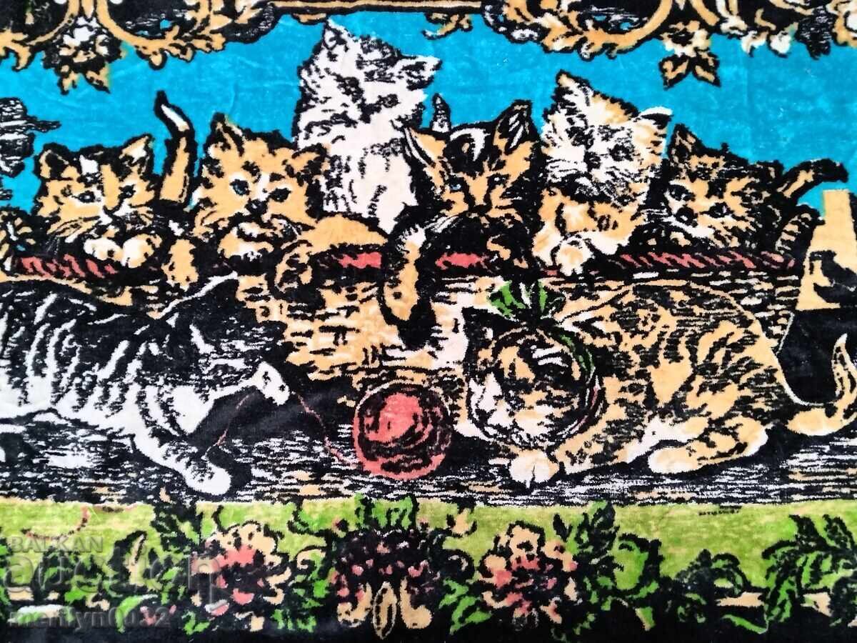 Old plush wall carpet, rug, panel, carpet picture with price 65.00 BGN | € 33.23 Old plush wall carpet, rug, panel, carpet picture with price 65.00 BGN | € 33.23