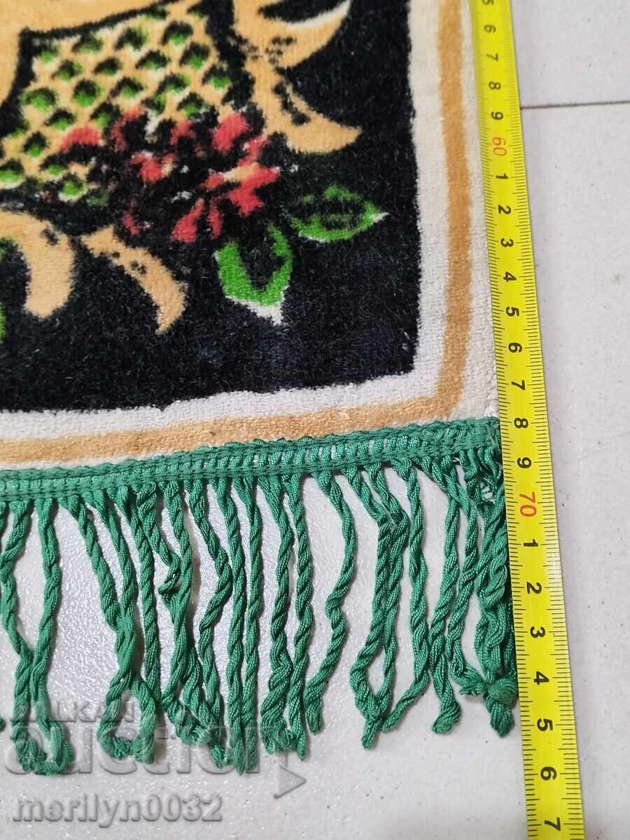 Delivery of Old plush wall carpet, rug, panel, carpet picture Delivery of Old plush wall carpet, rug, panel, carpet picture