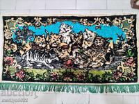 Covor vechi de perete de pluș, covor, panou, poză covor