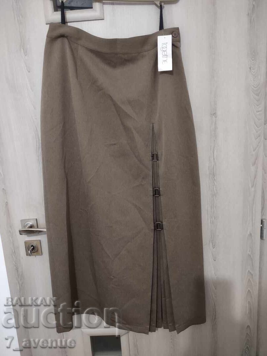 Fustă, lungă, de firmă, cu etichetă, super e, 6.04.25