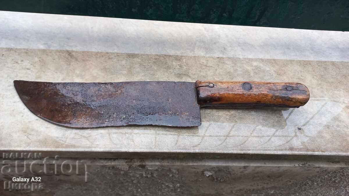 CUȚIT VECHI DE PĂSTOR KARAKULAK CUȚIT VECHI DE PĂSTOR KARAKULAK