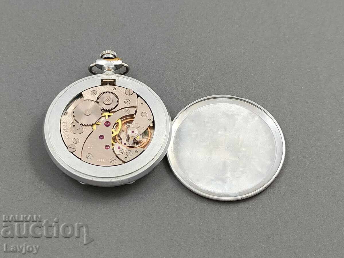 Ceas de buzunar ☭ cu capac rar Molnija - 5