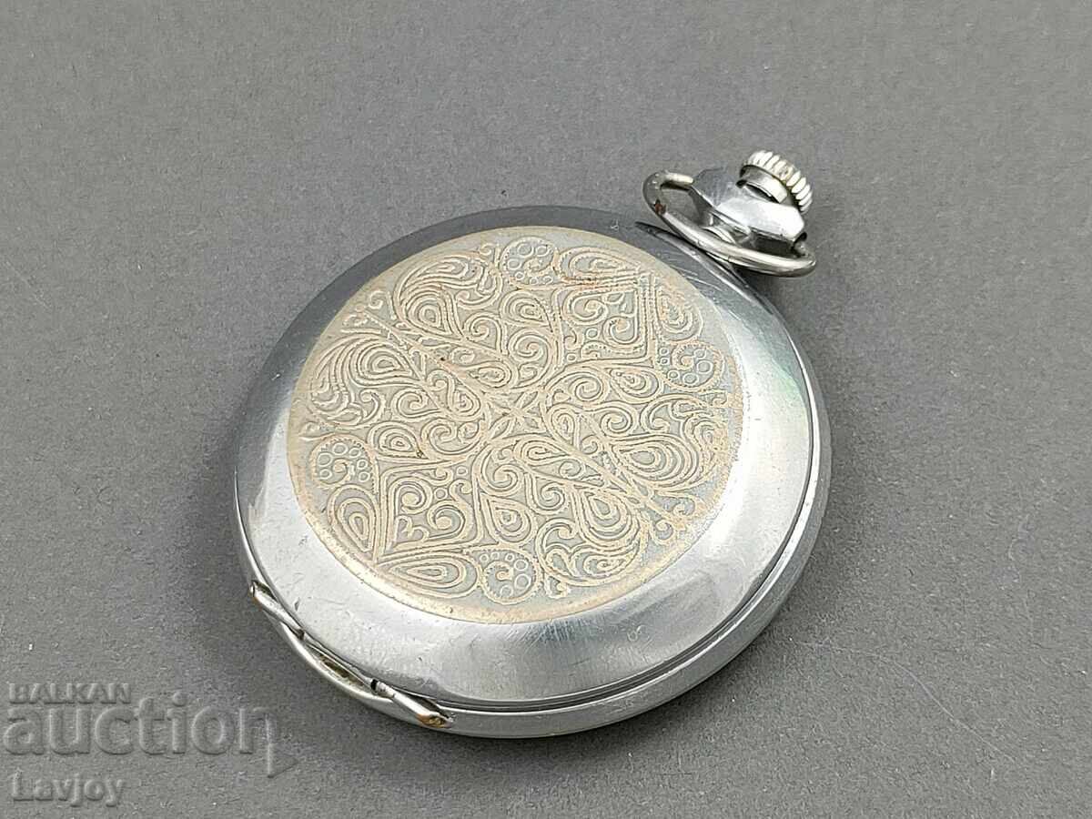 Ceas de buzunar ☭ cu capac rar Molnija