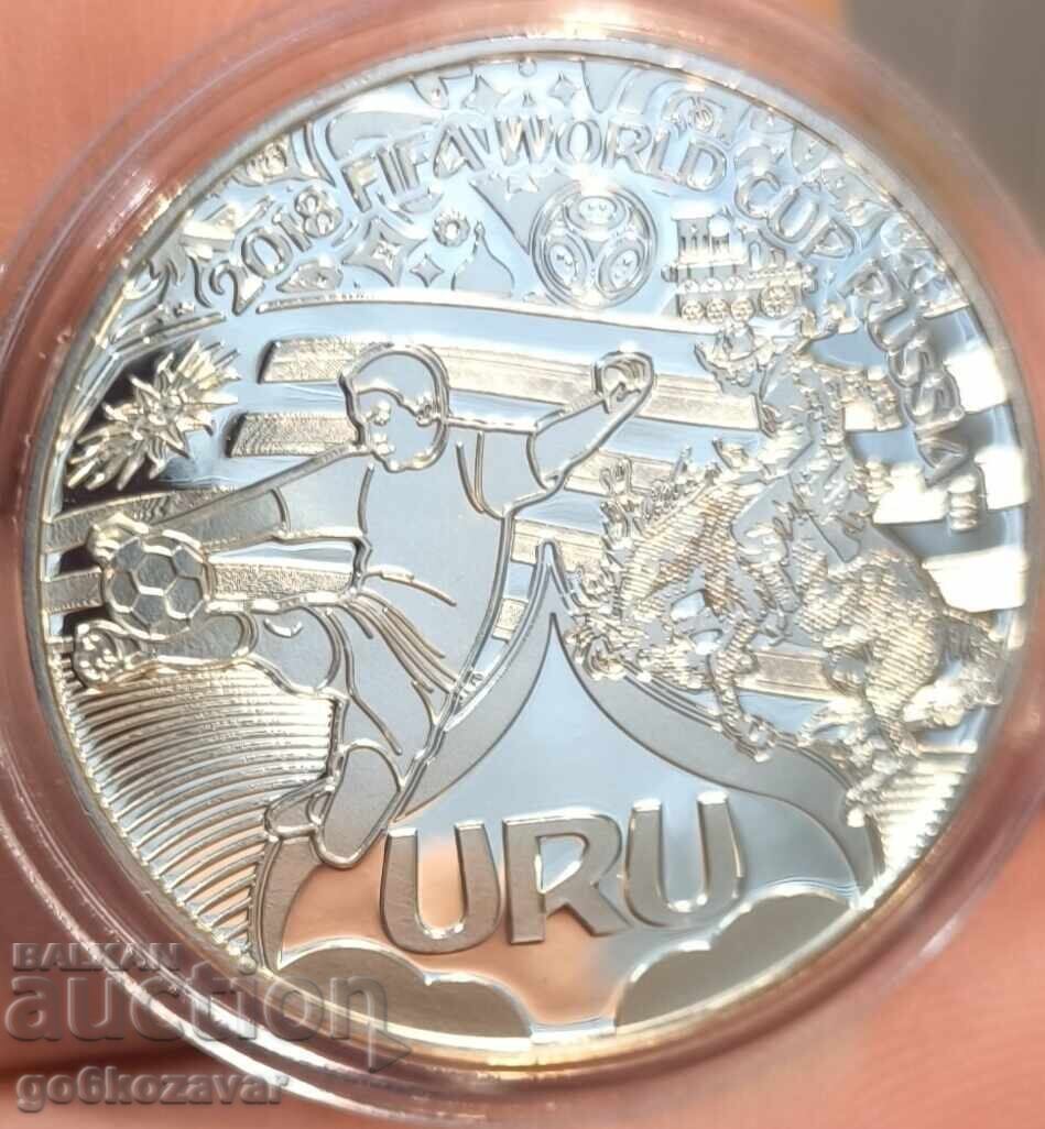 Monedă Medalie Campionatul Mondial de Fotbal 2018 Argint ! cu preț € 10.00 | 19.56 BGN