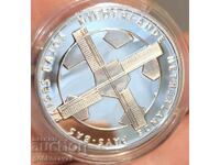 Монета Медал Световно По футбол 2014г Сребро !