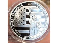 Монета Медал Световно По футбол 2014г Сребро !