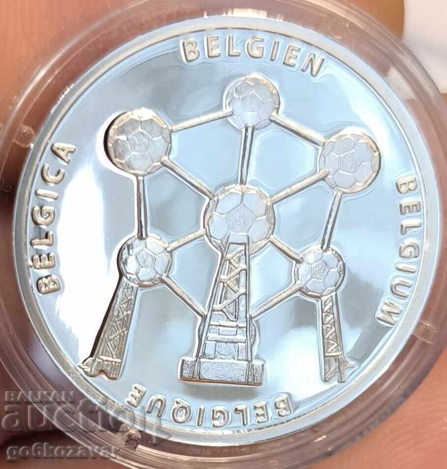 Monedă Medalie Campionatul Mondial de Fotbal 2014 Argint !