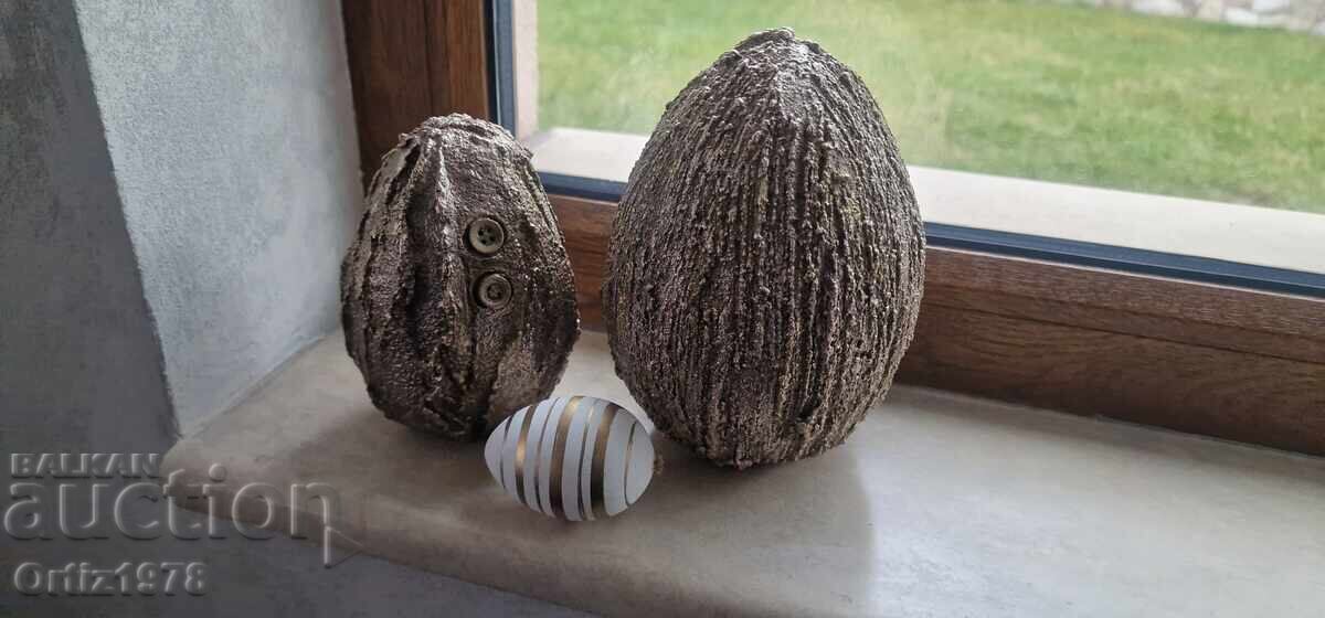 Αυθεντικά Μεγάλα Πασχαλινά Αυγά, σετ 2 τμχ