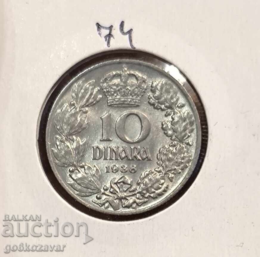 Iugoslavia 10 dinari 1938 UNC