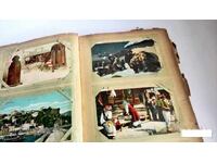 Лот Стари пощенски картички и албум