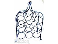 Wrought iron wine rack