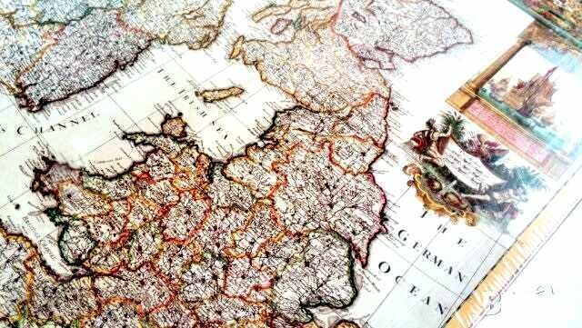 1000 buc. PUZZLE DIN VREMEA TRECUTĂ INSULELE BRITANICE 1715 * NOU - 5