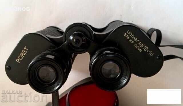 Auction  Porst Universal 10x50 Binoculars