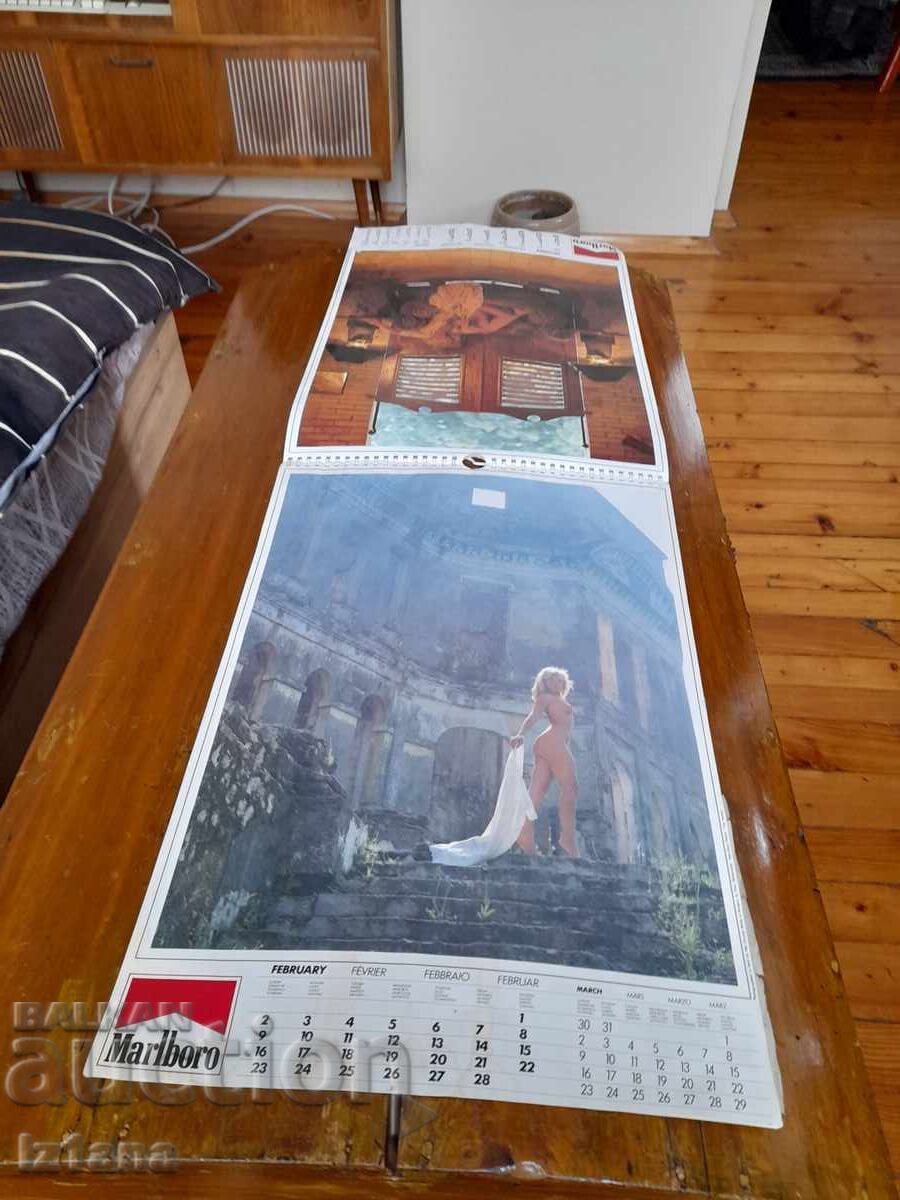 Delivery of Vintage Marlboro Erotic Calendar 1986 Delivery of Vintage Marlboro Erotic Calendar 1986