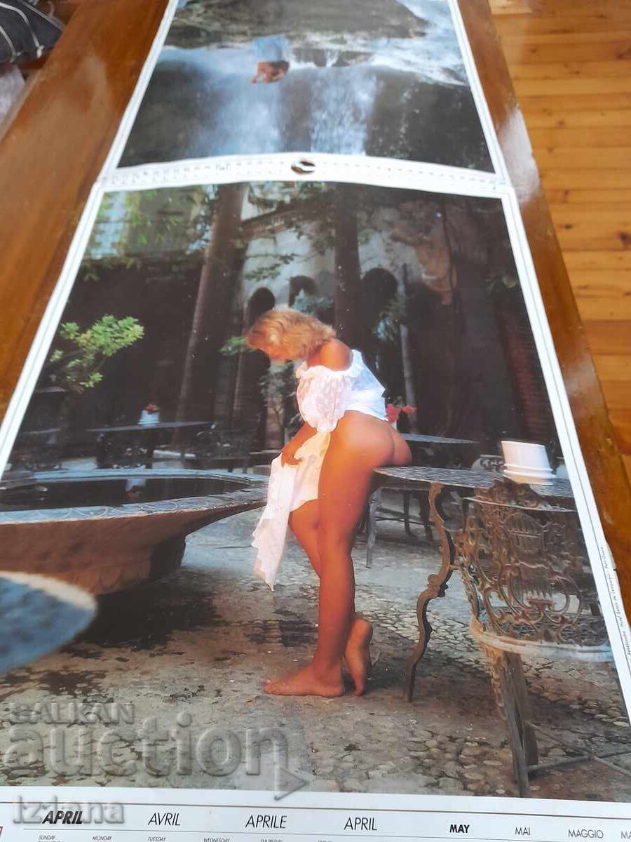 Vintage Marlboro Erotic Calendar 1986 - 6 Vintage Marlboro Erotic Calendar 1986 - 6