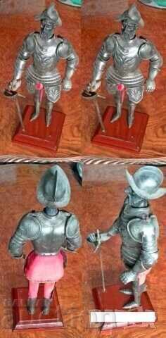 Large metal conquistador figure 42 cm with price € 220.00 | 430.28 BGN