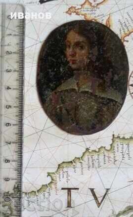 Livrarea Tablou din secolul al XVII-lea "Portret de băiat", ulei pe cupru miniatură