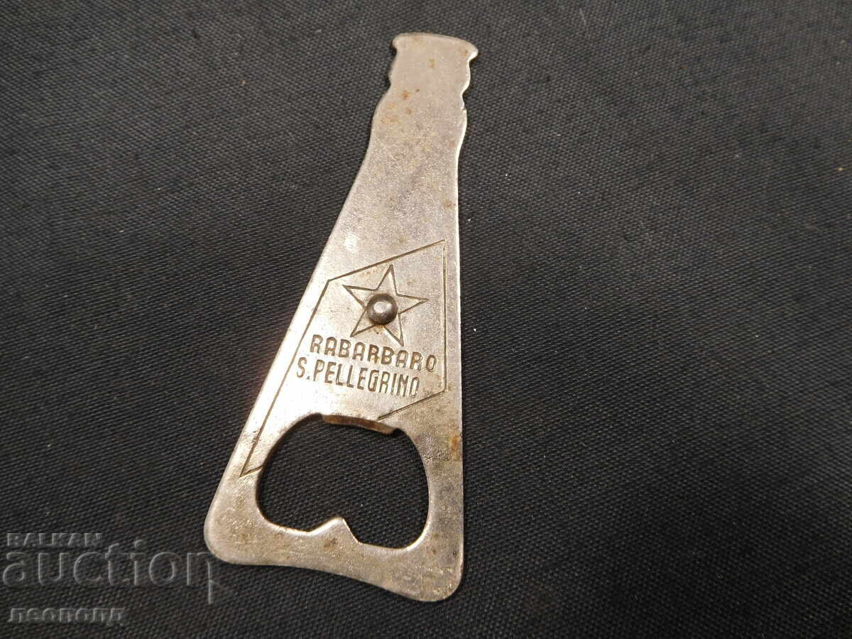 OLD RETRO BOTTLE OPENER S. PELEGRINO with price 10.00 BGN | € 5.11