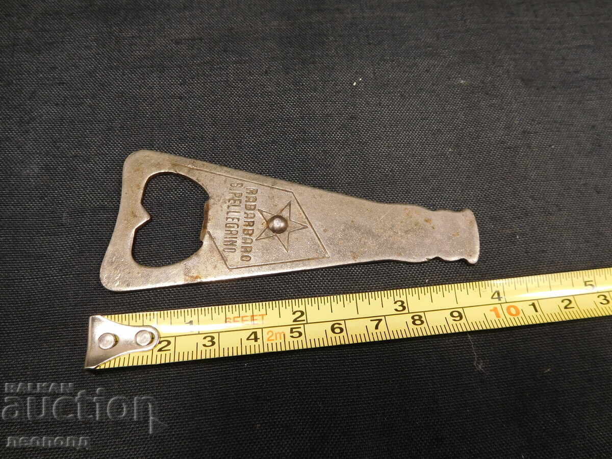 Auction  OLD RETRO BOTTLE OPENER S. PELEGRINO