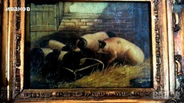 Tablou din secolul al XIX-lea cu certificat - 5