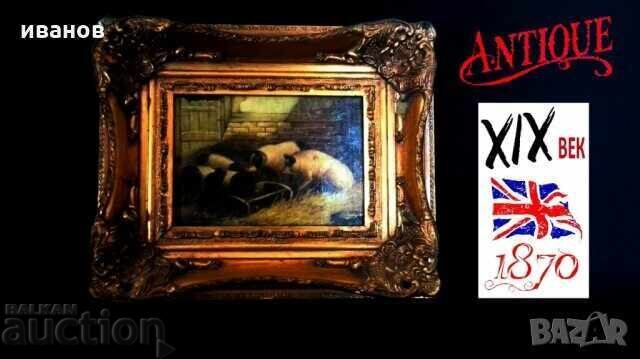 Tablou din secolul al XIX-lea cu certificat - 7