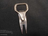 OLD RETRO SOCIALIST NRB BOTTLE OPENER CHROME SILISTRA