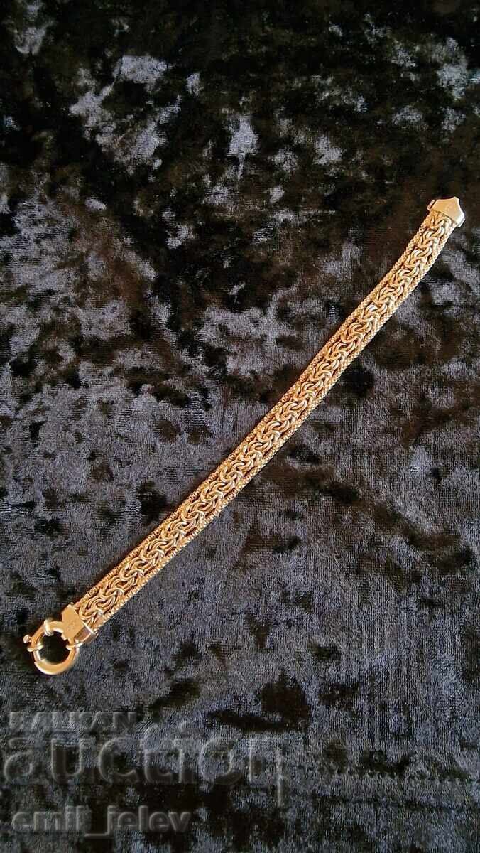 Silver (gold-plated) bracelet - 0.925 hallmark