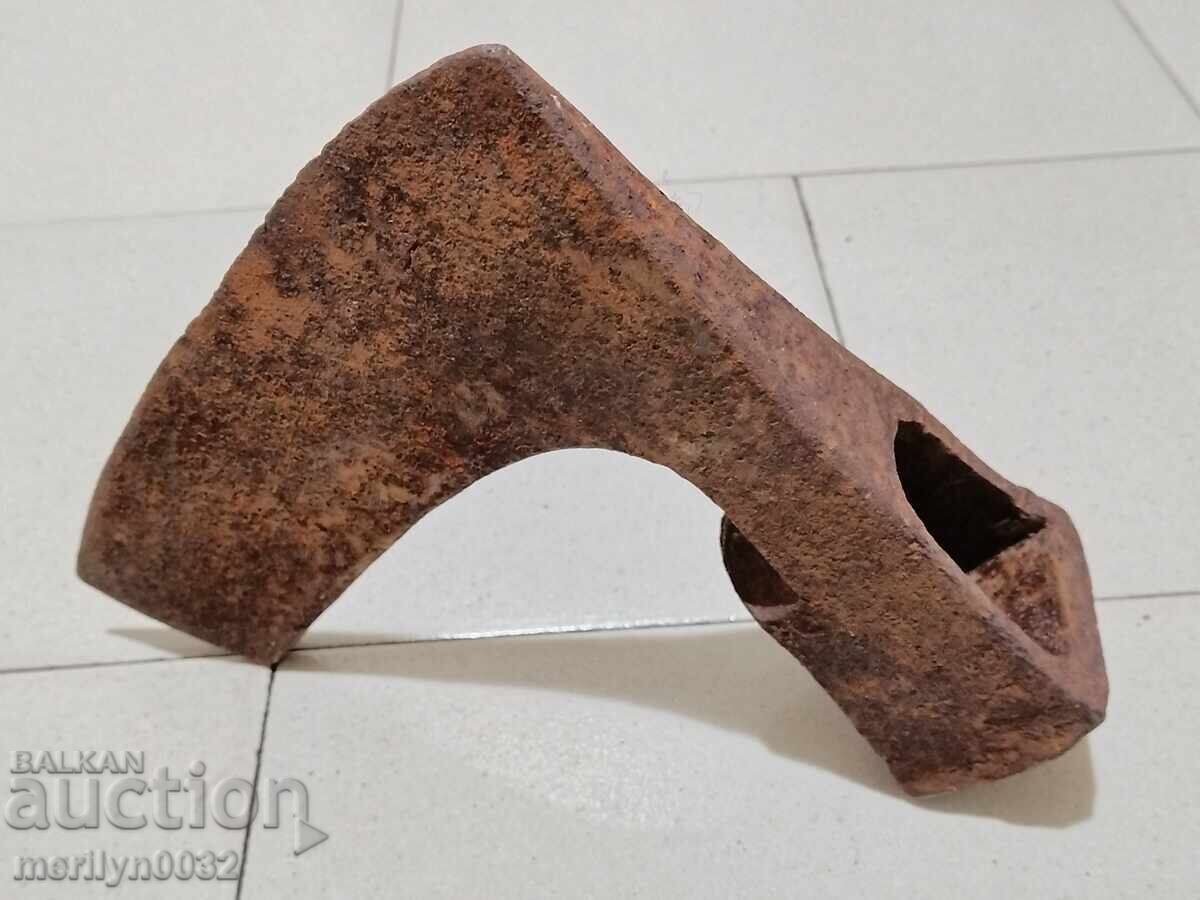 Auction  Old forged ax satyr ax without sap