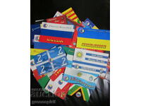 Colecție de cartoline radio ale Clubului Trandafirul Trac Kazanlăk