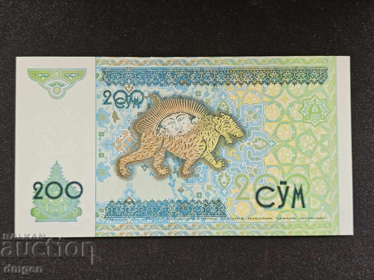 200 сум Узбекистан UNC с цена 1.50 лв. | € 0.77 200 сум Узбекистан UNC с цена 1.50 лв. | € 0.77