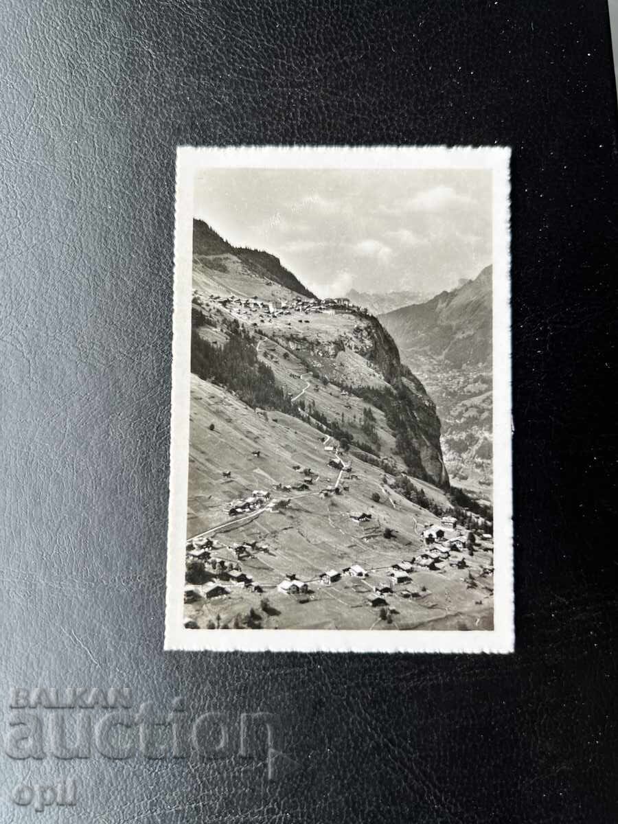 Small Old Postcard - Switzerland - Gimmelwald and Mürren