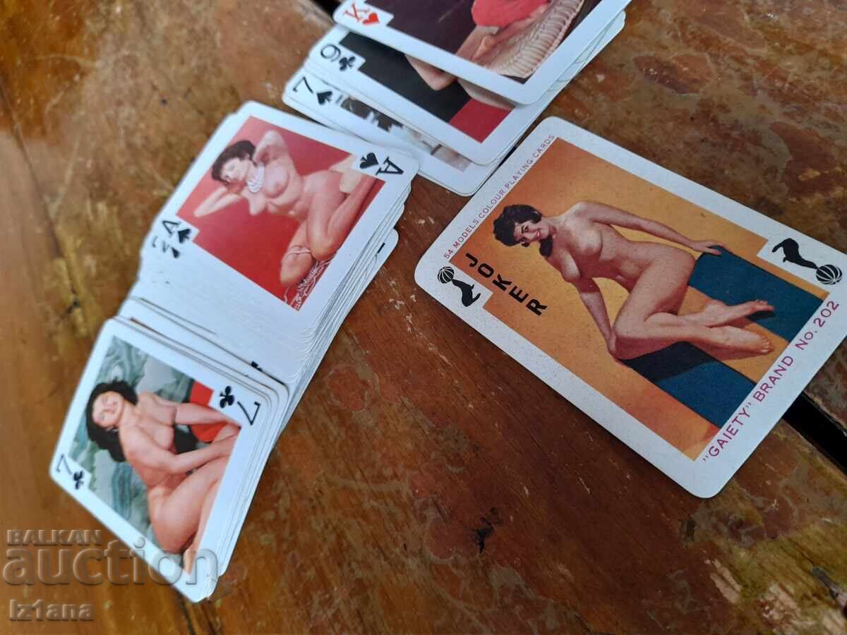 Δημοπρασία Παλιά ερωτικά τραπουλόχαρτα