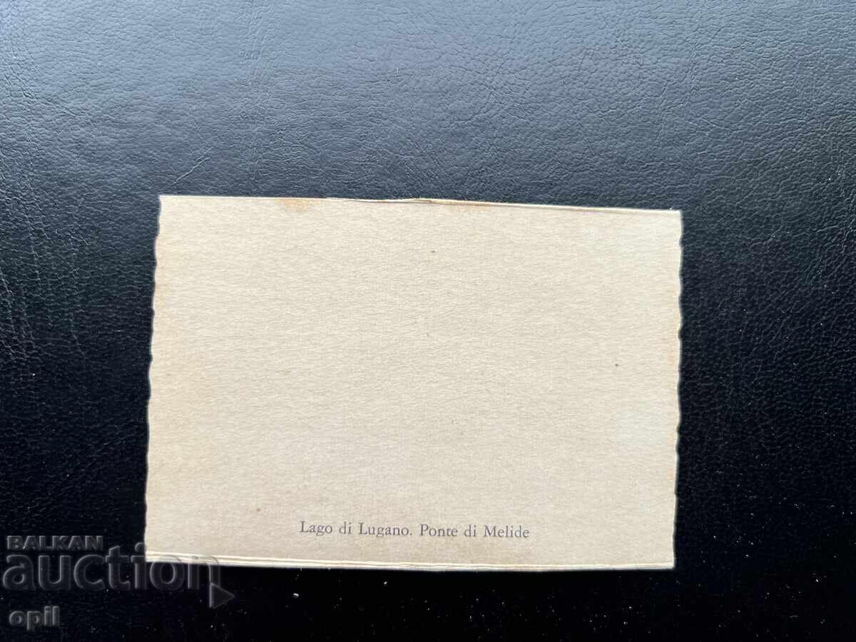 Μικρή Παλιά Κάρτα - Ιταλία - Λίμνη Λουγκάνο με τιμή 0.30 BGN | € 0.15