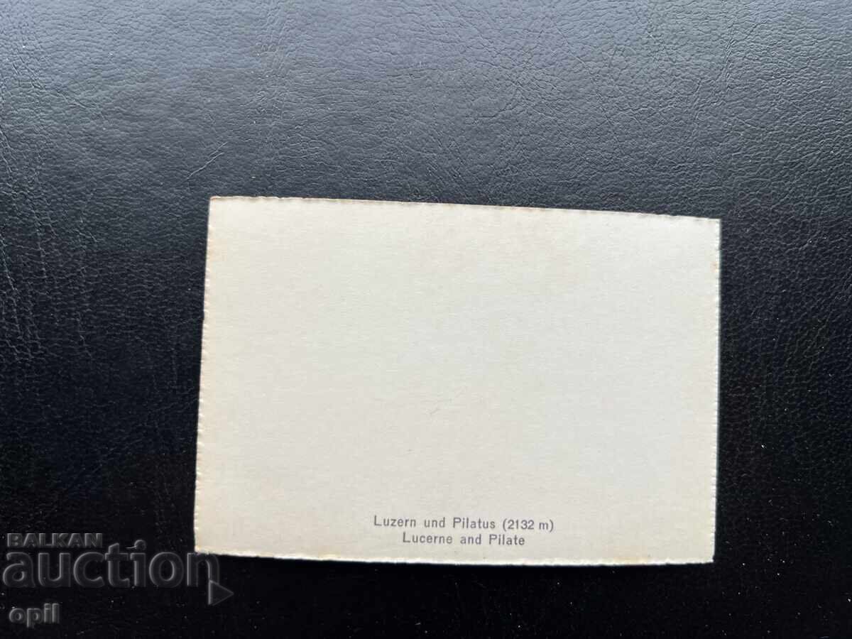 Small Old Postcard - Switzerland - Lucerne and Pilatus with price 0.20 BGN | € 0.10