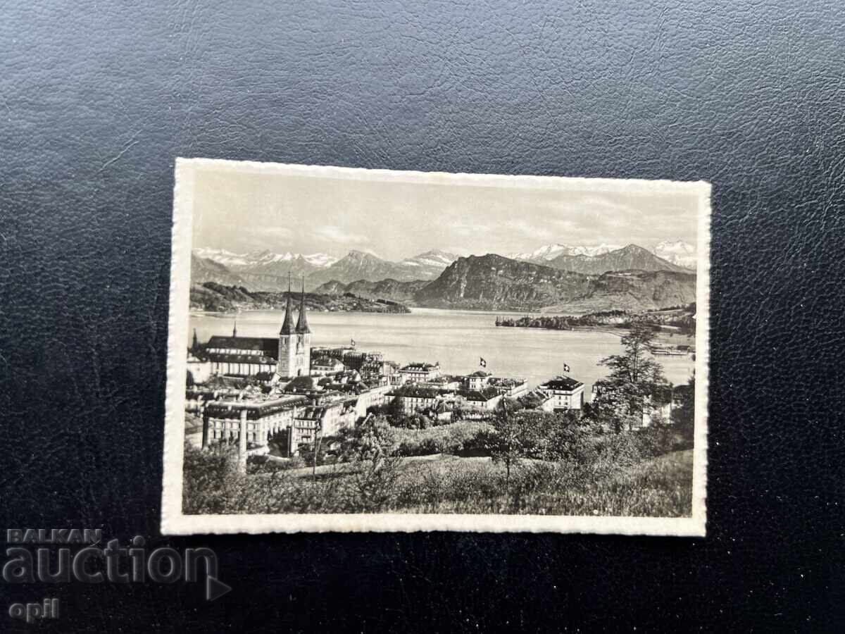 Малка Стара Картичка - Швейцария - Люцерн и Алпите