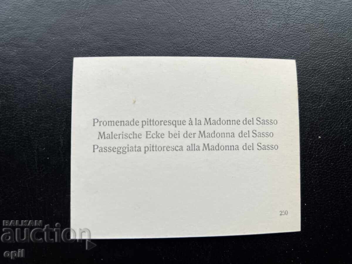 Small Old Postcard - Italy - Madonna del Sasso with price 0.20 BGN | € 0.10