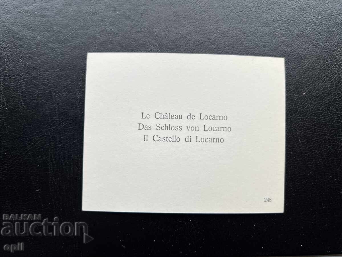 Mica Cartolină Veche - Italia - Castelul Locarno cu preț 0.20 BGN | € 0.10