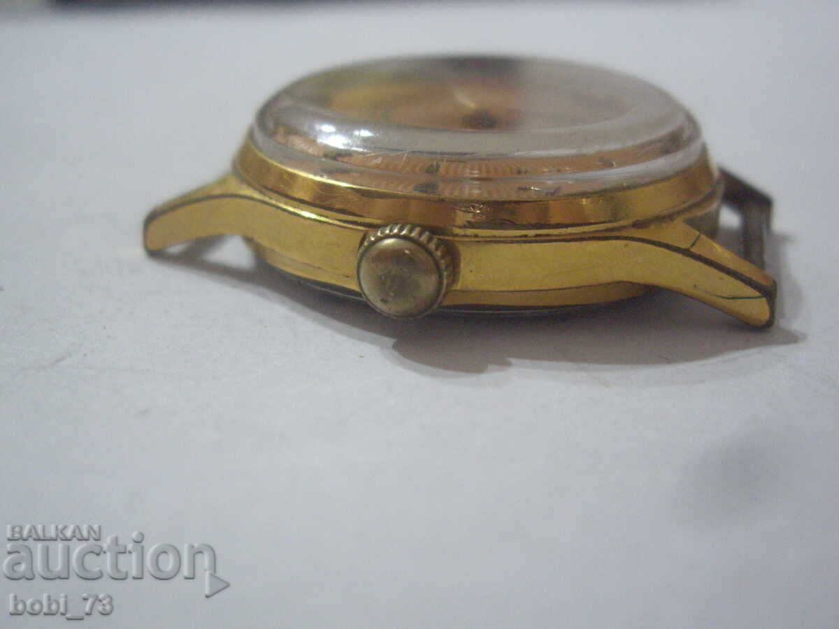 Auction  Old men's gold-plated watch