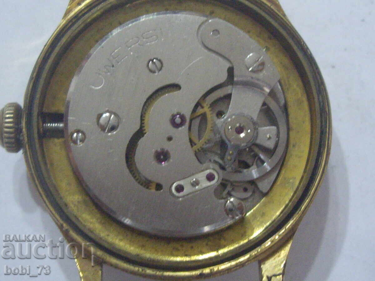 Old men's gold-plated watch - 5