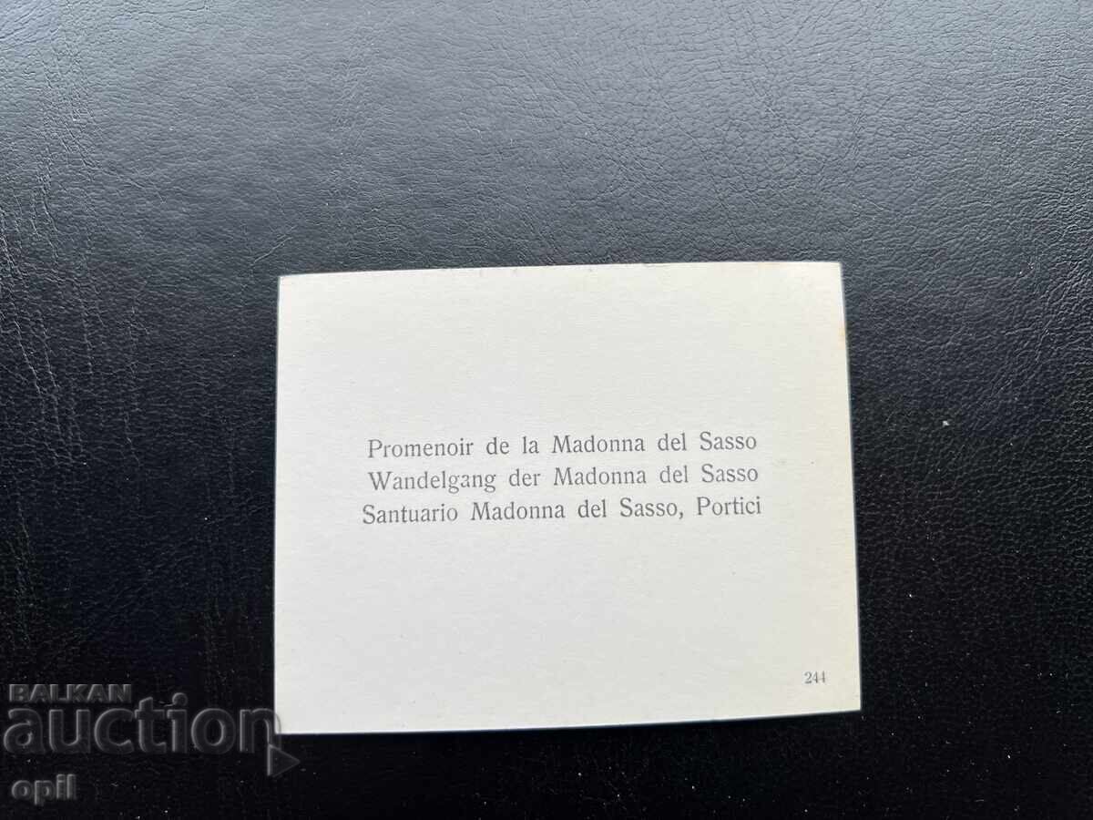 Mica Carte Poștală Veche - Italia - Madonna del Sasso cu preț 0.20 BGN | € 0.10 Mica Carte Poștală Veche - Italia - Madonna del Sasso cu preț 0.20 BGN | € 0.10